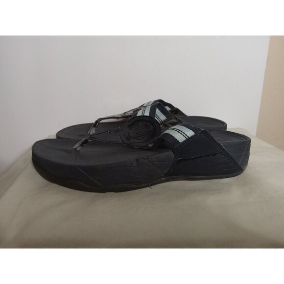 Fit Flop LuLu Fitness Sandals Suede Uppers Sz 8 - Picture 2 of 6